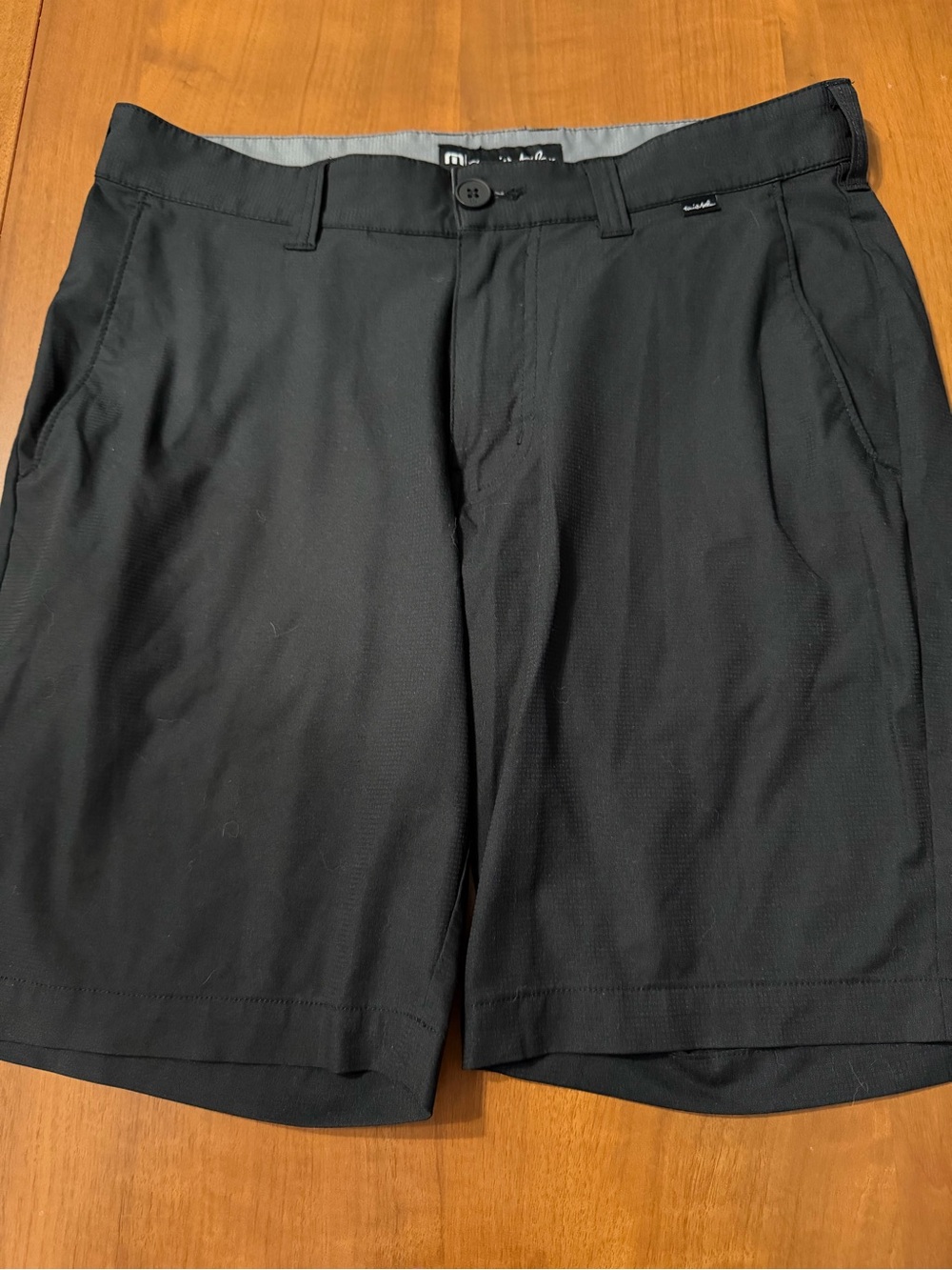 Travis Mathew Black Stretch Performance Shorts